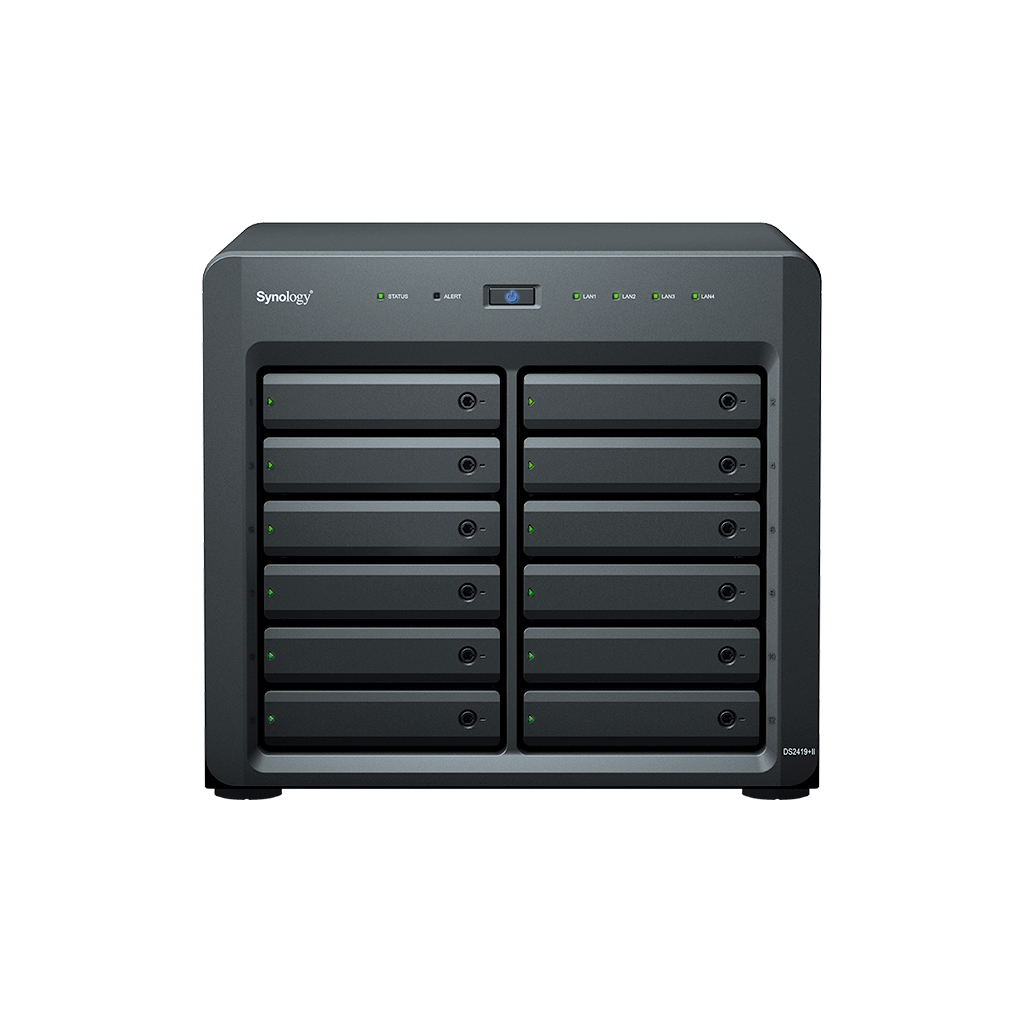 Synology DiskStation DS2419+II NAS/storage server Tower Intel Atom® C3538 4 GB DDR4 0 TB DiskStation Manager Black