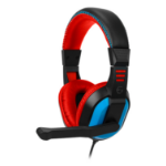EgoGear SHS10 Headset Bedraad Hoofdband Gamen Blauw, Rood