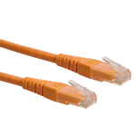 ROLINE UTP Patch Cord, Cat.6, orange 0.5m