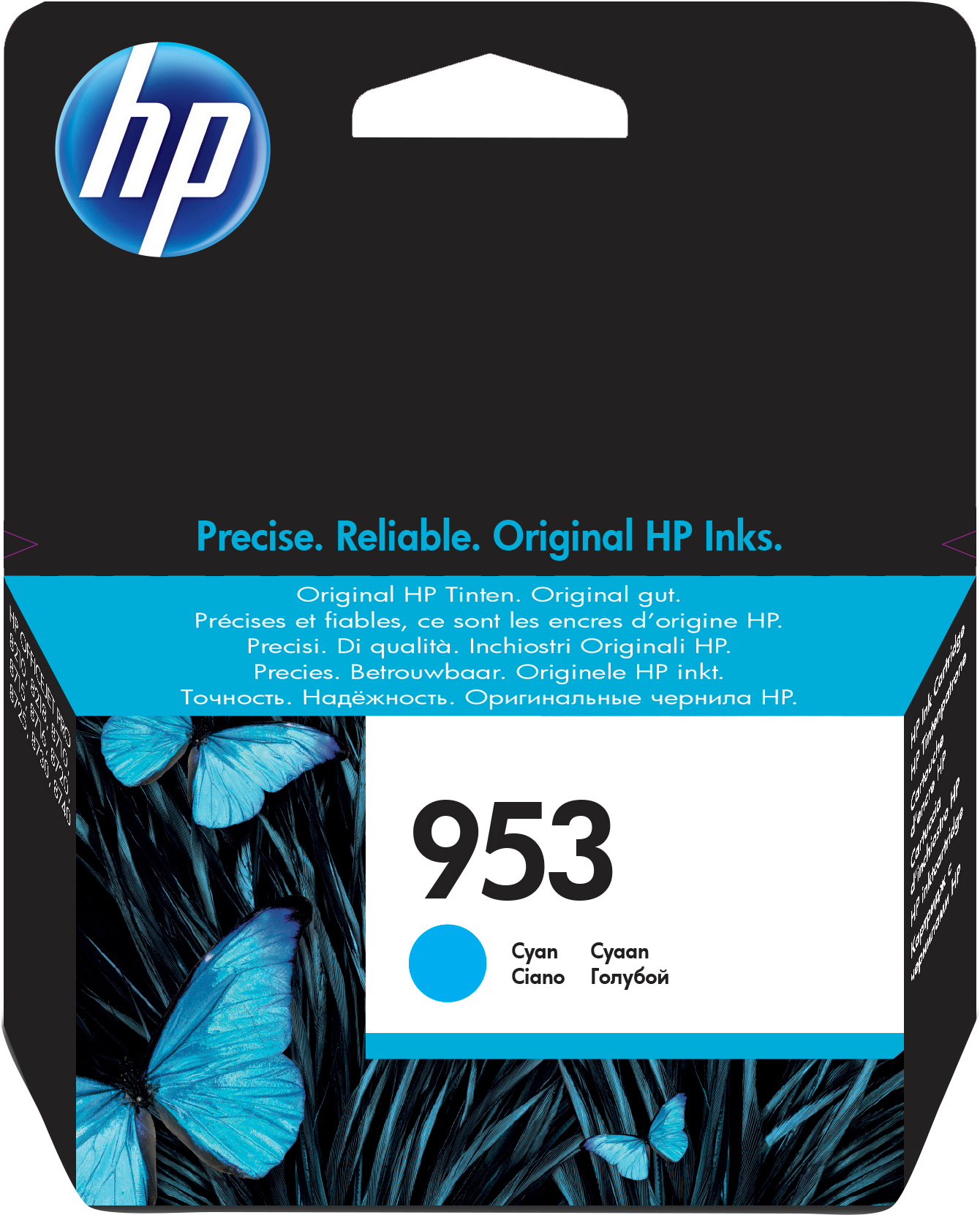 Image of HP F6U12AE/953 Ink cartridge cyan, 630 pages 9ml for HP OfficeJet...