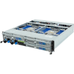 GIGABYTE H223-Z10-AAP1 AMD SoC Socket SP5 Rack (2U) Zwart, Staal