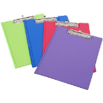 MARBIG CLIPFOLDER PVC A4 SUMMER COLOUR ASSORTED