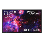 Optoma H1F0H08BW101 interactive whiteboard 2.18 m (86") 3840 x 2160 pixels Touchscreen Black USB