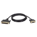 Tripp Lite P404-006 serial cable Black 72" (1.83 m) DB9 DB25