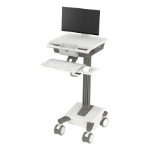 Ergotron M011-0101-100000-1-0 houder & standaard all-in-one pc/werkstation 19,5 kg Wit, Grijs 61 cm (24")