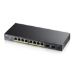 Zyxel GS1100-10HP No administrado Gigabit Ethernet (10/100/1000) Negro 1U Energía sobre Ethernet (PoE)