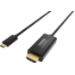 Vision TC-2MUSBCHDMI-BL 2 m USB Type-C HDMI Type A (Standard) Black