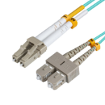 Microconnect FIB422001 fibre optic cable 1 m LC SC OM3 Blue