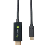 Techly IADAP-USBC-HDMI2TY USB graphics adapter 3840 x 2160 pixels Black