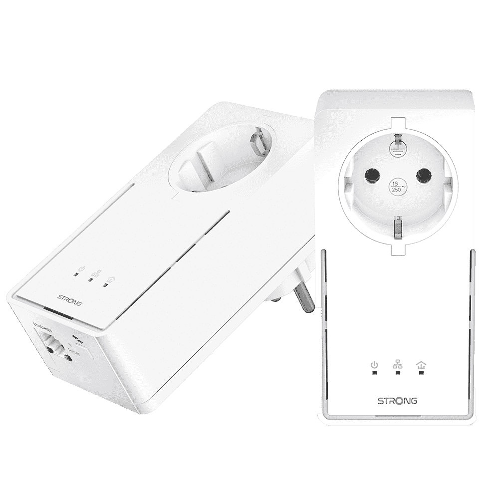 Image of Strong Powerline 2000 KIT 2000 Mbit/s Ethernet LAN White 2 pc(s)