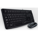 Logitech Desktop MK120 keyboard USB QWERTZ Hungarian Black
