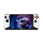MSI Claw 8 AI+ A2VM-091 portable game console 20.3 cm (8") 2 TB Touchscreen Wi-Fi Black, White