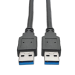 Tripp Lite U320-003-BK USB cable USB 3.2 Gen 1 (3.1 Gen 1) 35.4" (0.9 m) USB A Black