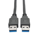 Tripp Lite U320-003-BK USB cable 35.4" (0.9 m) USB 3.2 Gen 1 (3.1 Gen 1) USB A Black