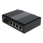 AddOn Networks Managed 4x10/100Base-TX(RJ-45) to 2 Open SFP port Industrial Media Converter Switch