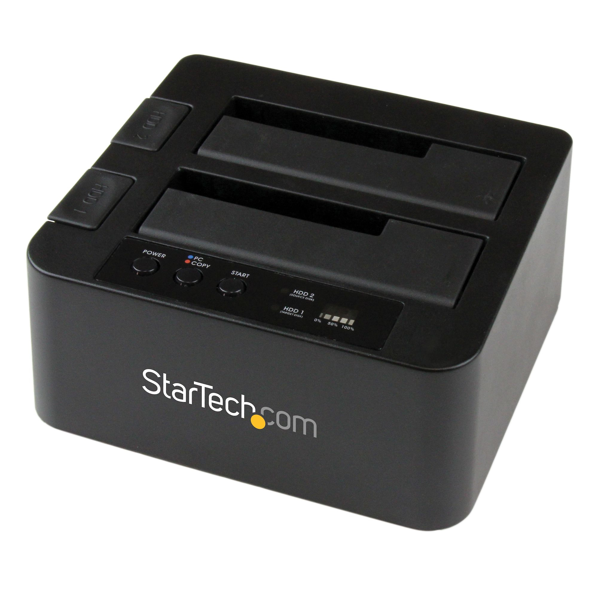 Image of StarTech.com Dual Bay Hard Drive Duplicator, Standalone USB 3.0 (5...