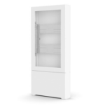 Chief ImpactTM Floor Mounted Kiosk, Portrait 55" White