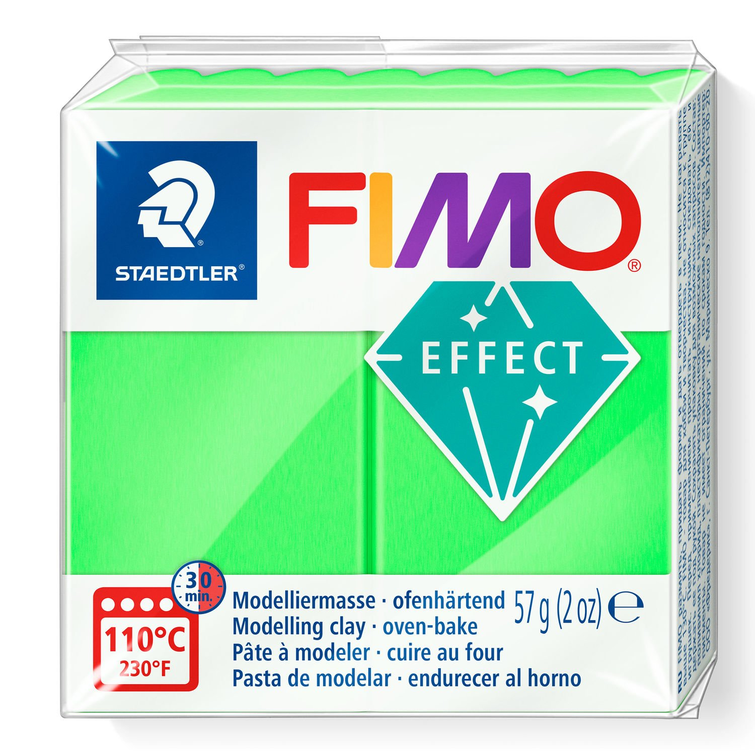 EU Product - Mod.masse Fimo effect neon gr�n thumbnail