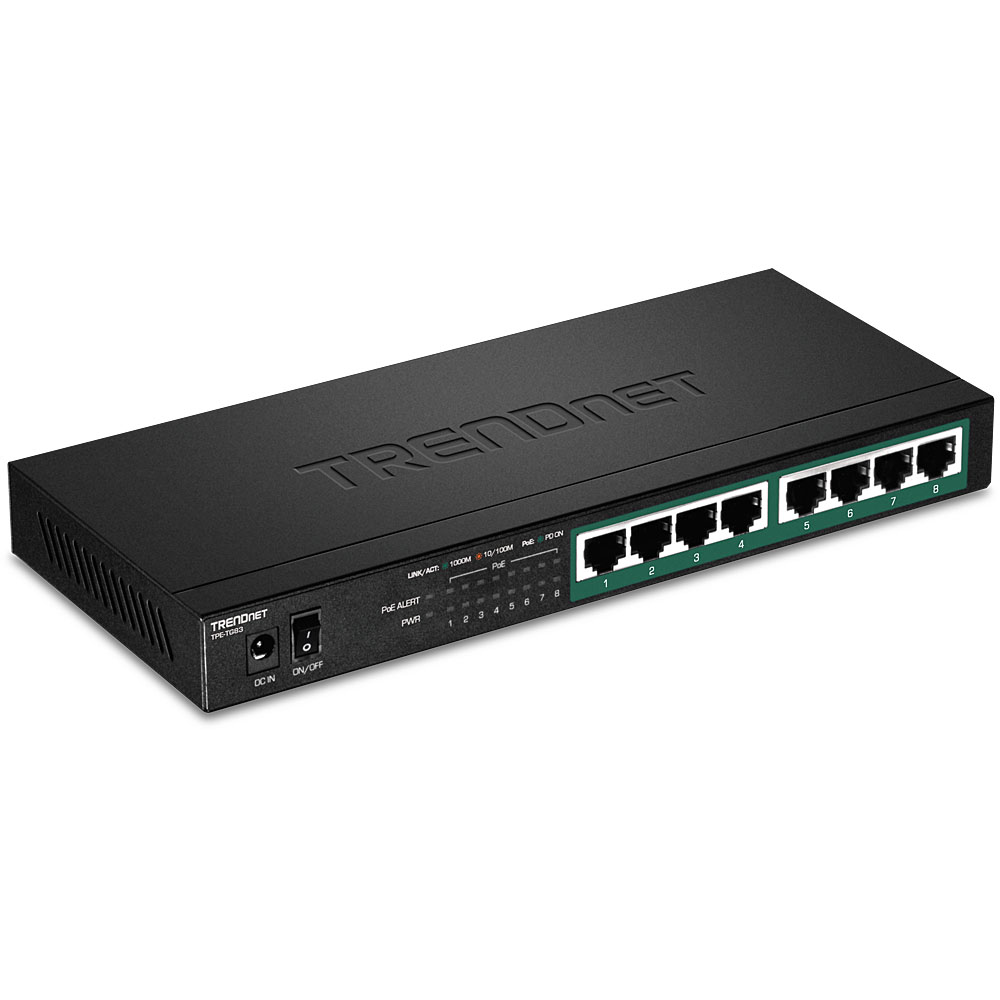 Photos - Switch TRENDnet TPE-TG83 network  Unmanaged Gigabit Ethernet (10/100/10 
