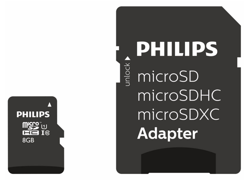 Philips FM08MP45B/00 memory card 8 GB MicroSDHC UHS-I Class 10