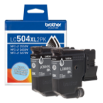 Brother LC504XL2PKS ink cartridge 2 pc(s) Original High (XL) Yield Black