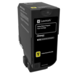 Lexmark 74C00YG toner cartridge 1 pc(s) Original Yellow