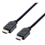 Manhattan HDMI Cable, 4K@30Hz (High Speed), 1.5m, Male to Male, Black, Equivalent to HDMM150CM, Ultra HD 4k x 2k, Fully Shielded, Gold Plated Contacts, Lifetime Warranty, Polybag