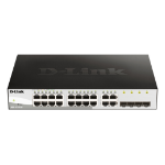D-Link DGS-1210-20 Managed L2 Gigabit Ethernet (10/100/1000) 1U Black