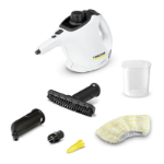 Kärcher SC 1 Cilinder-stoomreiniger 1200 W Zwart, Wit