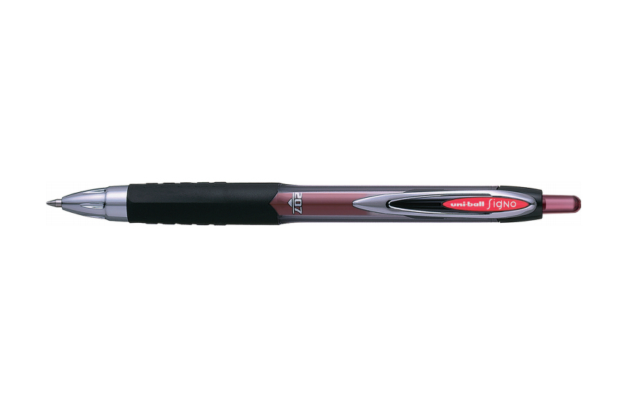 Image of Uni-Ball SigNo 207 Black Clip-on retractable ballpoint pen 1 pc(s)
