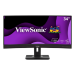 Viewsonic VG Series VG3456CA computer monitor 34" 3440 x 1440 pixels UltraWide Quad HD LED Black