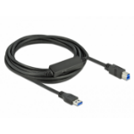 DeLOCK 85379 USB cable USB 3.2 Gen 1 (3.1 Gen 1) 5 m USB A USB B Black