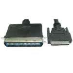 Cables Direct 1m, CN50 M/U2CN68 M SCSI cable Black External Centronics C50 68-p