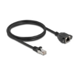 DeLOCK 90775 netwerkkabel Zwart 1 m Cat6a S/FTP (S-STP)