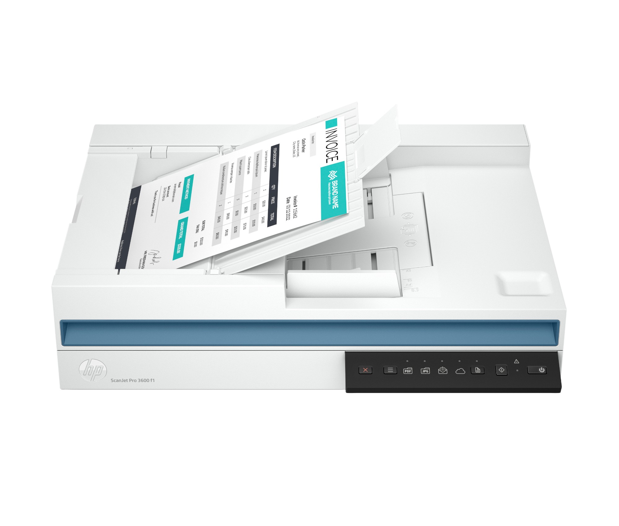 HP ScanJet Pro 3600 f1 Flatbed & ADF scanner 1200 x 1200 DPI A4 White