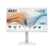 MSI Modern MD241PW 23.8 Inch Monitor with Adjustable Stand, Full HD (1920 x 1080), 75Hz, IPS, 5ms, HDMI, DisplayPort, USB Type-C, Built-in Speakers, Anti-Glare, Anti-Flicker, Less Blue light, TÜV Certified, VESA, Kensington, White