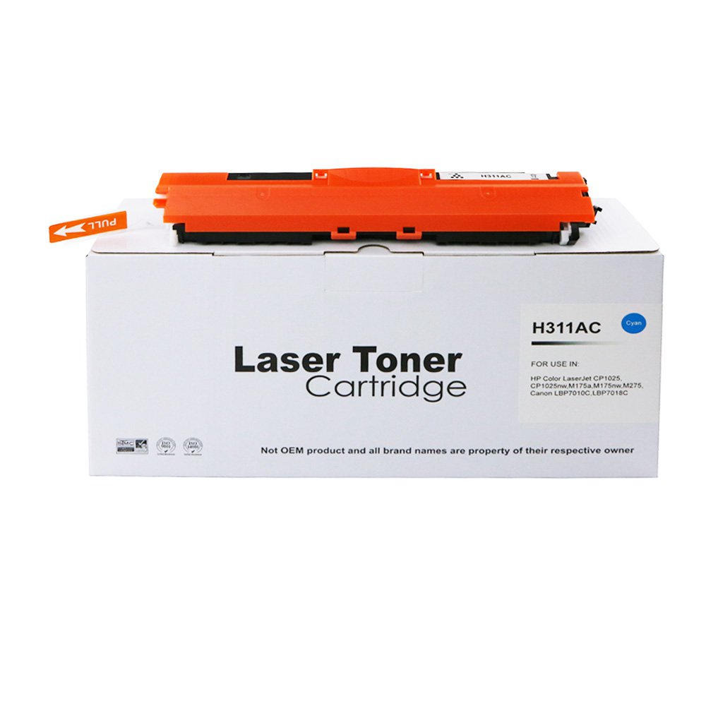 Image of CTS Wholesale Compatible HP CE311A Cyan Toner Ctg also for 126A Canon