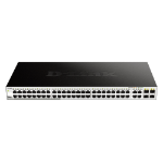 D-Link 52-Port Gigabit Smart Managed Switch including 4 x 100/1000Mbps Combo Ports