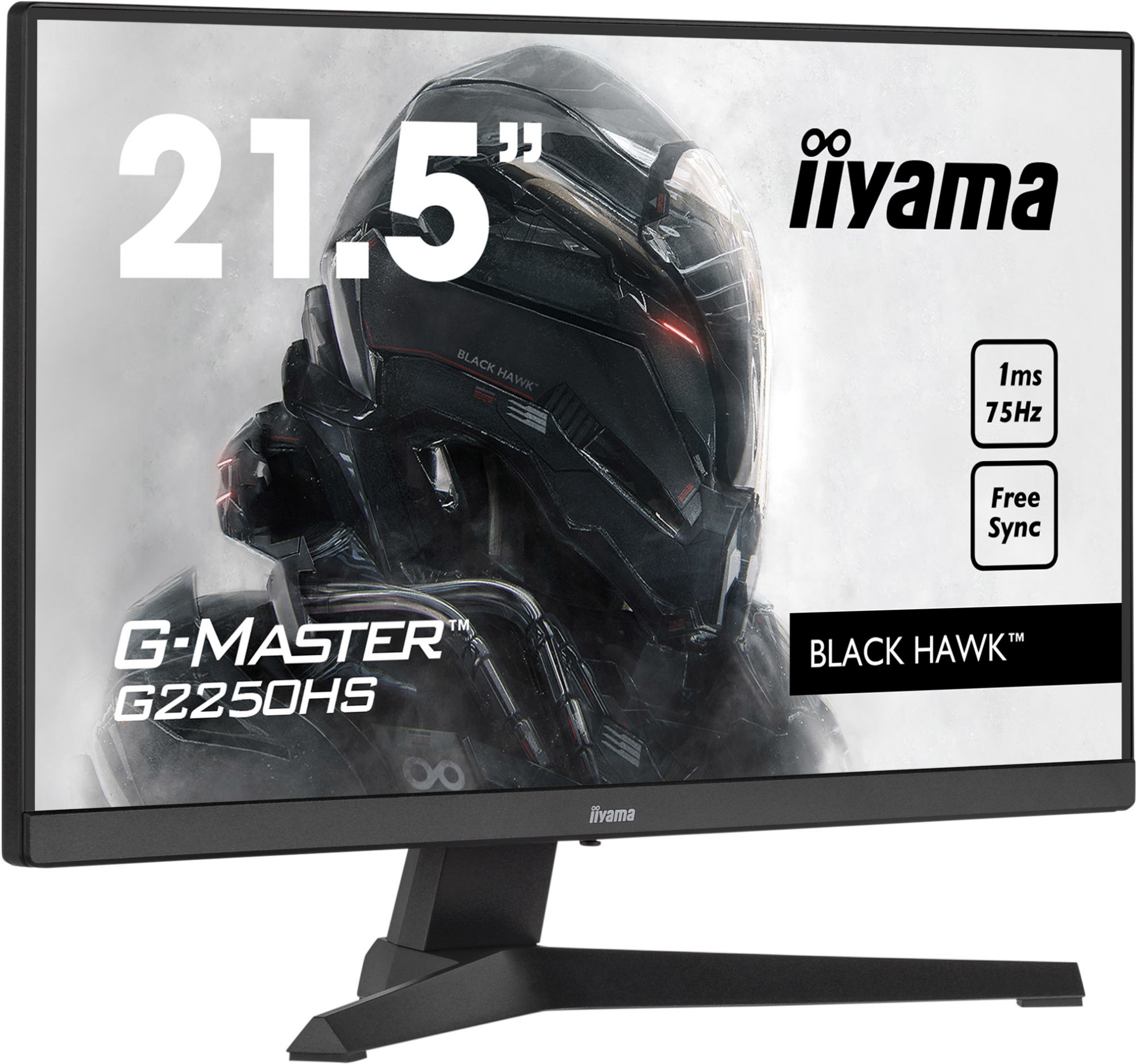 iiyama G-MASTER G2250HS-B1 computer monitor 54.6 cm (21.5") 1920 x 1080 pixels Full HD LED Black