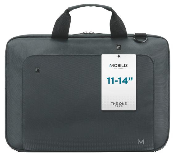 Mobilis TheOne Plus notebook case 35.6 cm (14") Briefcase Black