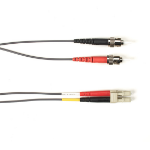 Black Box ST-LC 2m fibre optic cable CMP Grey