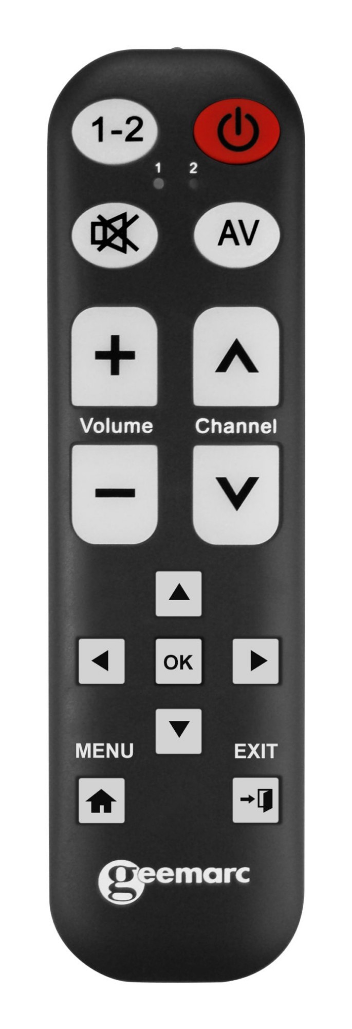 Geemarc Telecom TV-15 remote control Press buttons