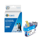 CTS Wholesale Compatible Replacement for the Brother LC422XLC High Capacity Cyan Ink Cartridge 19ml