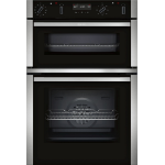 Neff U2ACM7HH0B oven 71 L Black, Stainless steel