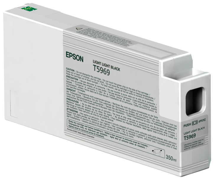 Image of Epson C13T596900/T5969 Ink cartridge light light black 350ml for...