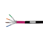 LogiLink CPV0082 networking cable Black, Pink 100 m Cat7