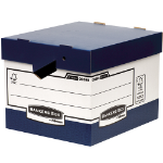 Fellowes System Heavy Duty ERGO-Box file storage box Paper Blue