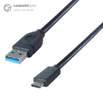 CONNEkT Gear 2m USB 3.0 Connector Cable A Male to Type C Male - SuperSpeed 5Gbps