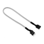 BitFenix Audio extension, 30 cm audio cable 0.3 m Black,White