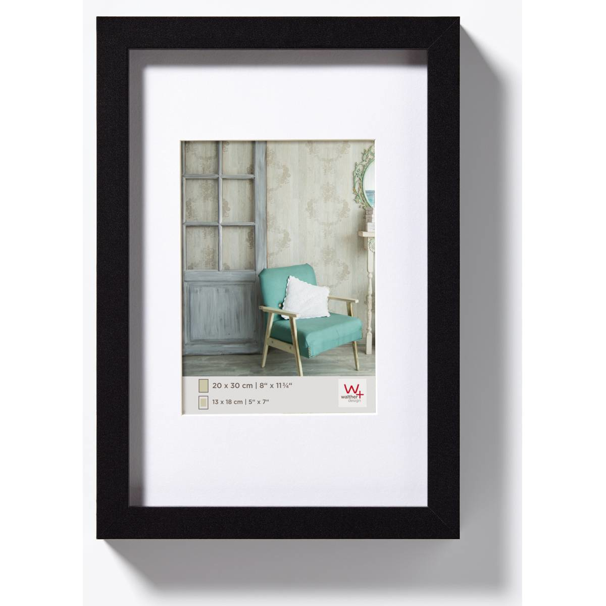 Image of Walther Design EA520B - Wood - Black - Single picture frame - 10 x...